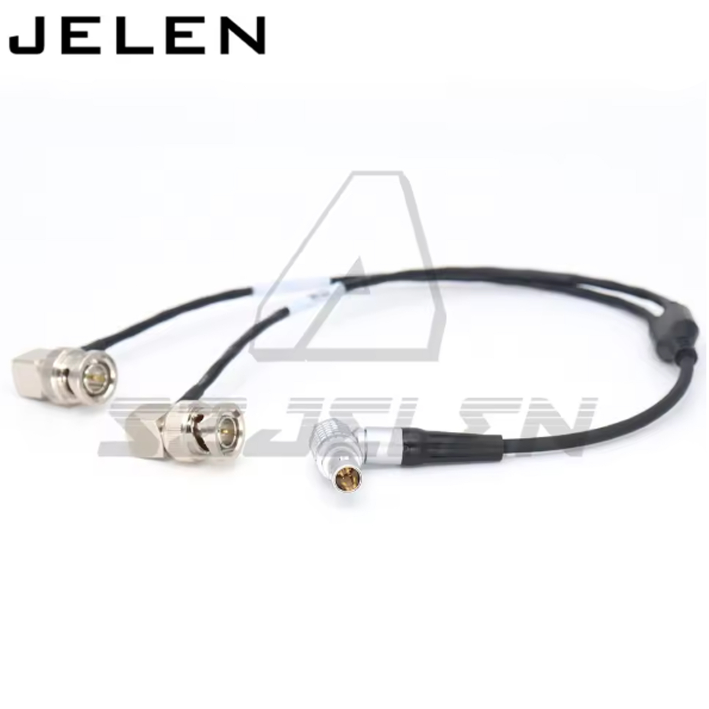 Timecode Cable Ambient Lockit 0B 5Pin to Zoom F4/F8 Dual BNC Input/Output