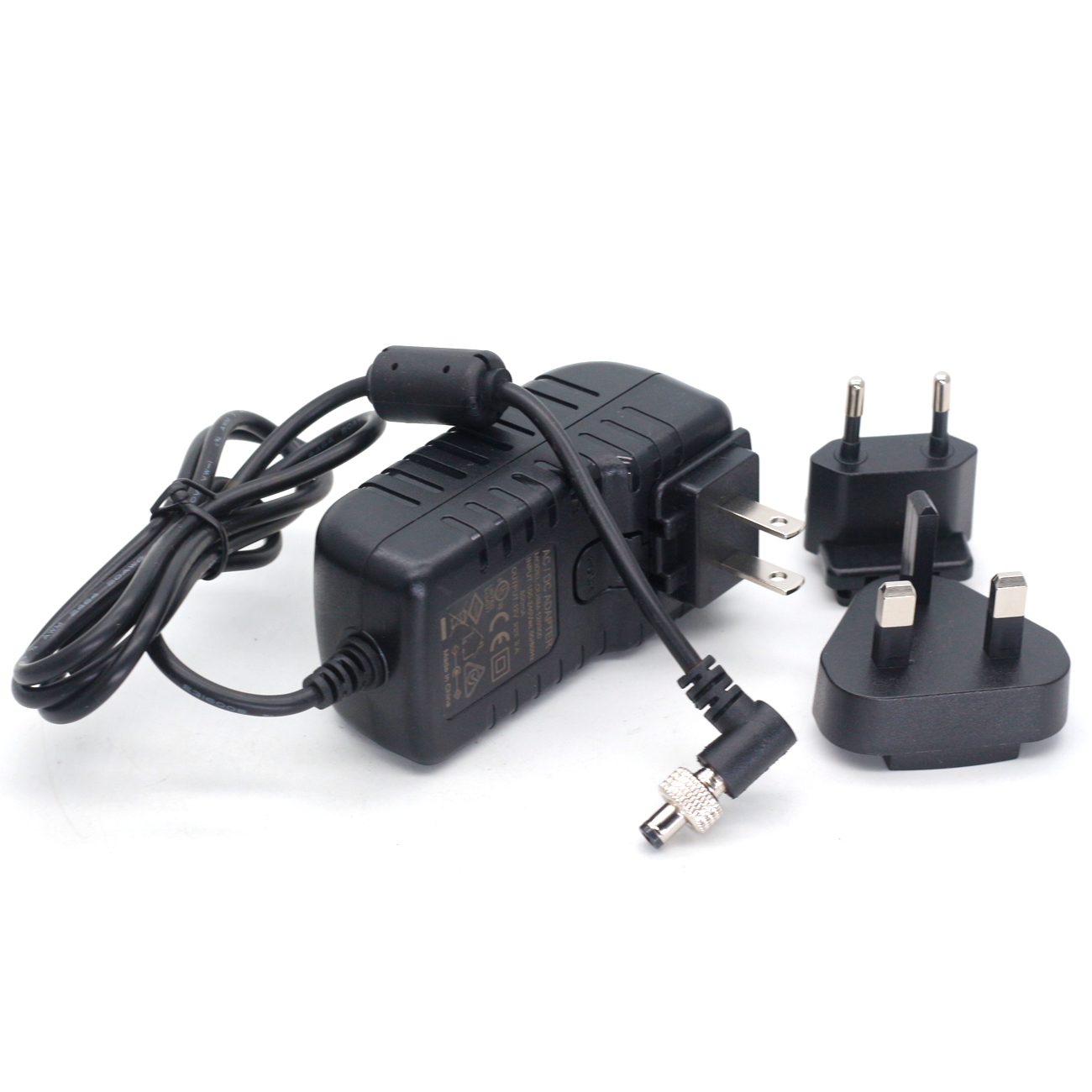 110-220V Power Adapter Converter Cable DC2.5 Screws for ATOMOS Monitor, SmallHD 702 Video Devices PIX-E7/PIX-E5