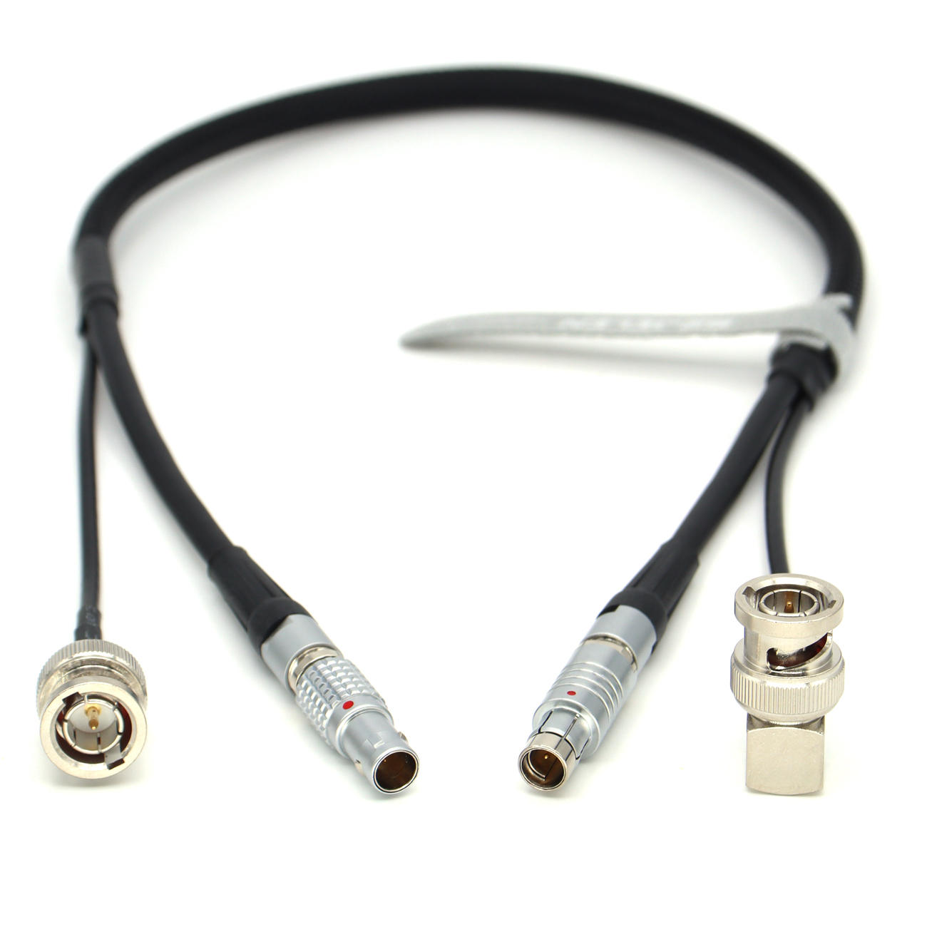 Camera Power Cable RS 3Pin to 0B 2Pin Cable + 75ohm SDI for Teradek Bolt Pro, Vaxis transmission, Samhd Ultra7