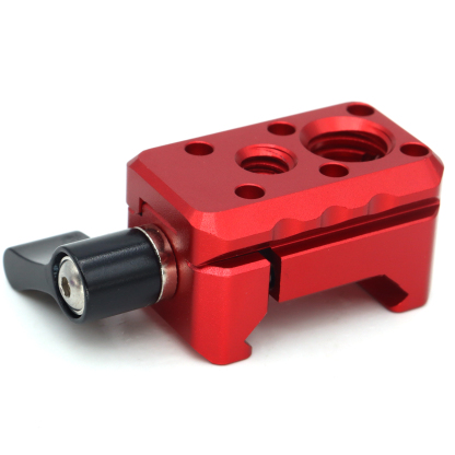 NATO Clamp, NATO Rail Lock Clamps Quick Release with 1/4" 3/8" ARRI Thread, Standard NATO Clamp for Camera Cage Friction Arm Bal