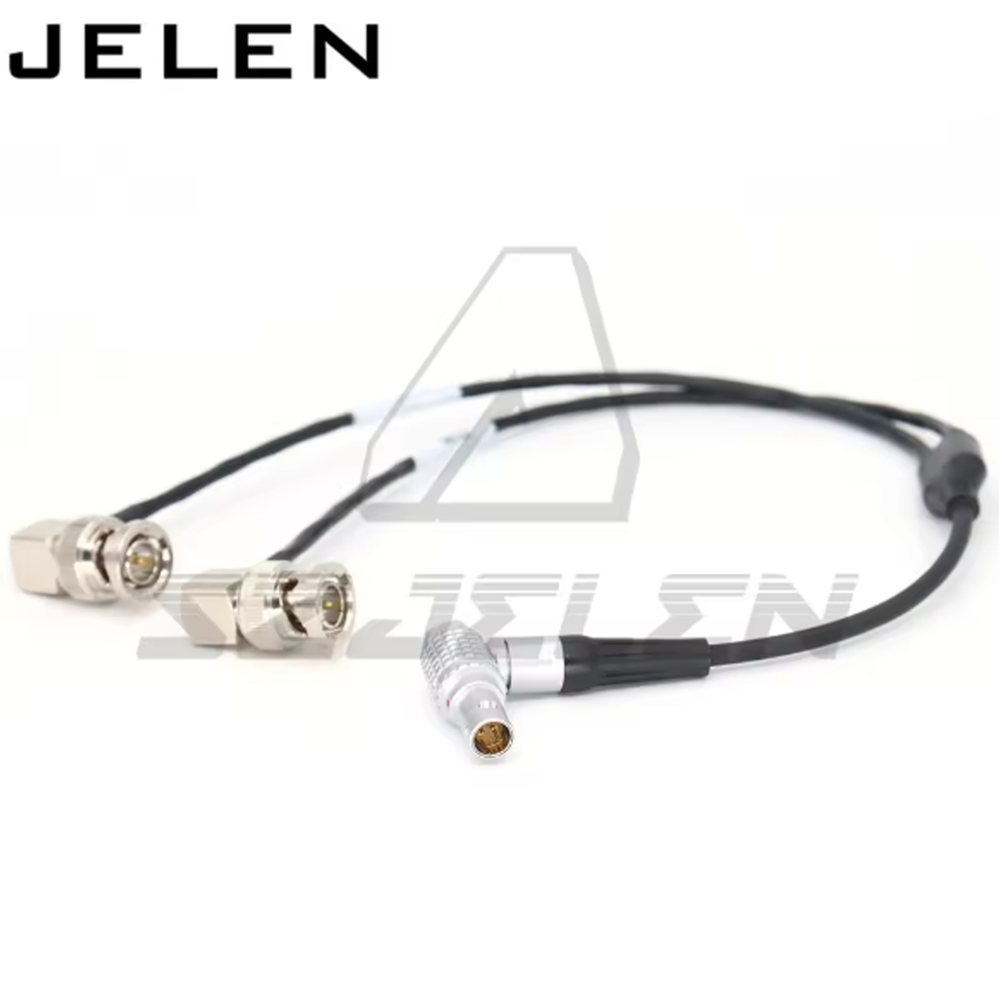 Timecode Cable Ambient Lockit 0B 5Pin to Zoom F4/F8 Dual BNC Input/Output