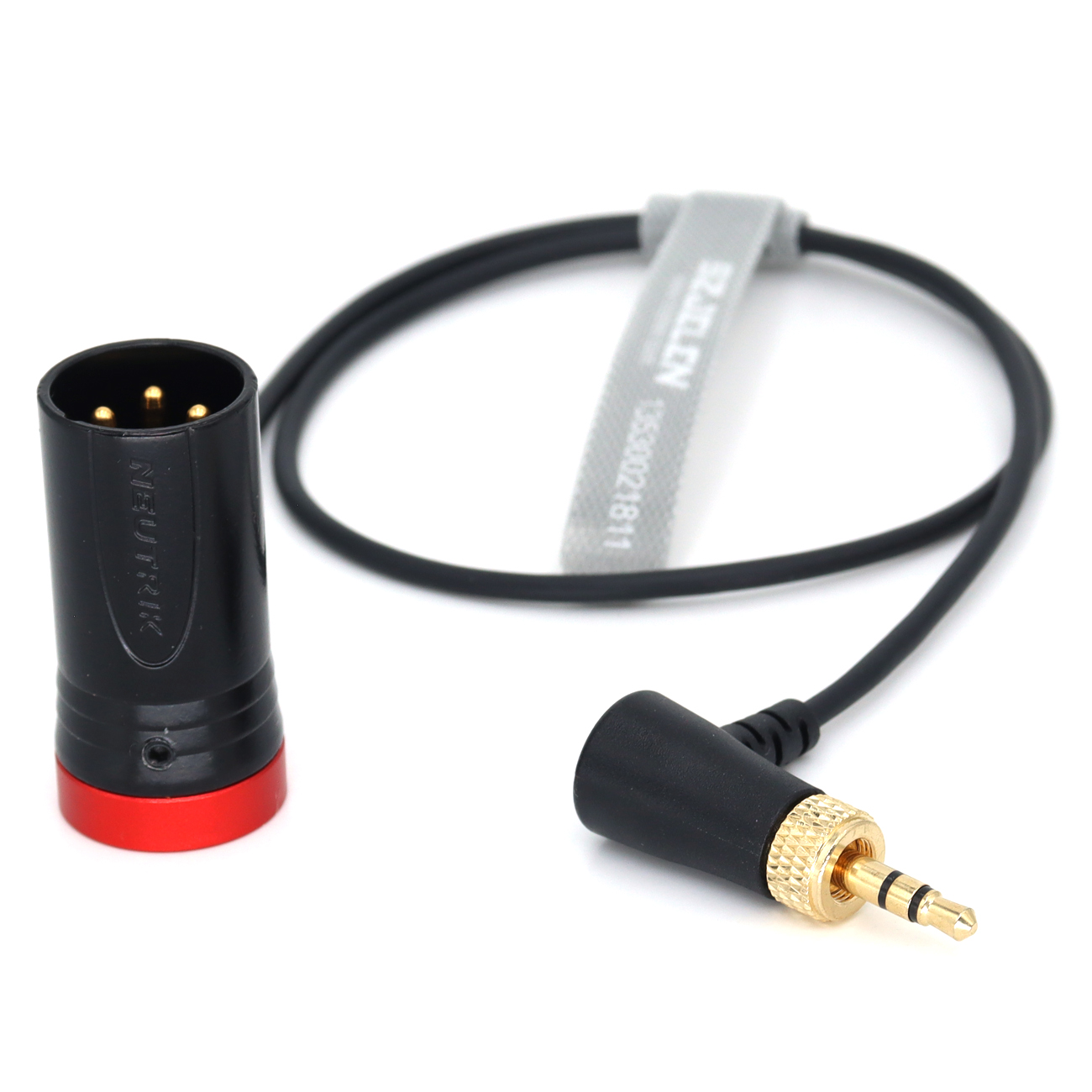 Audio Cable Locking 3.5mm to Low-Profile Short XLR 3Pin Male for Sennheiser, Sony D11