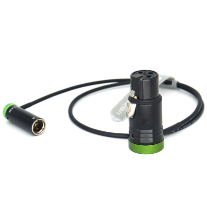 Audio Cable Low-Profile TA3M to XLR 3Pin Female for Canon C70, BMPCC 4K 6K Pro Camera Video Assist