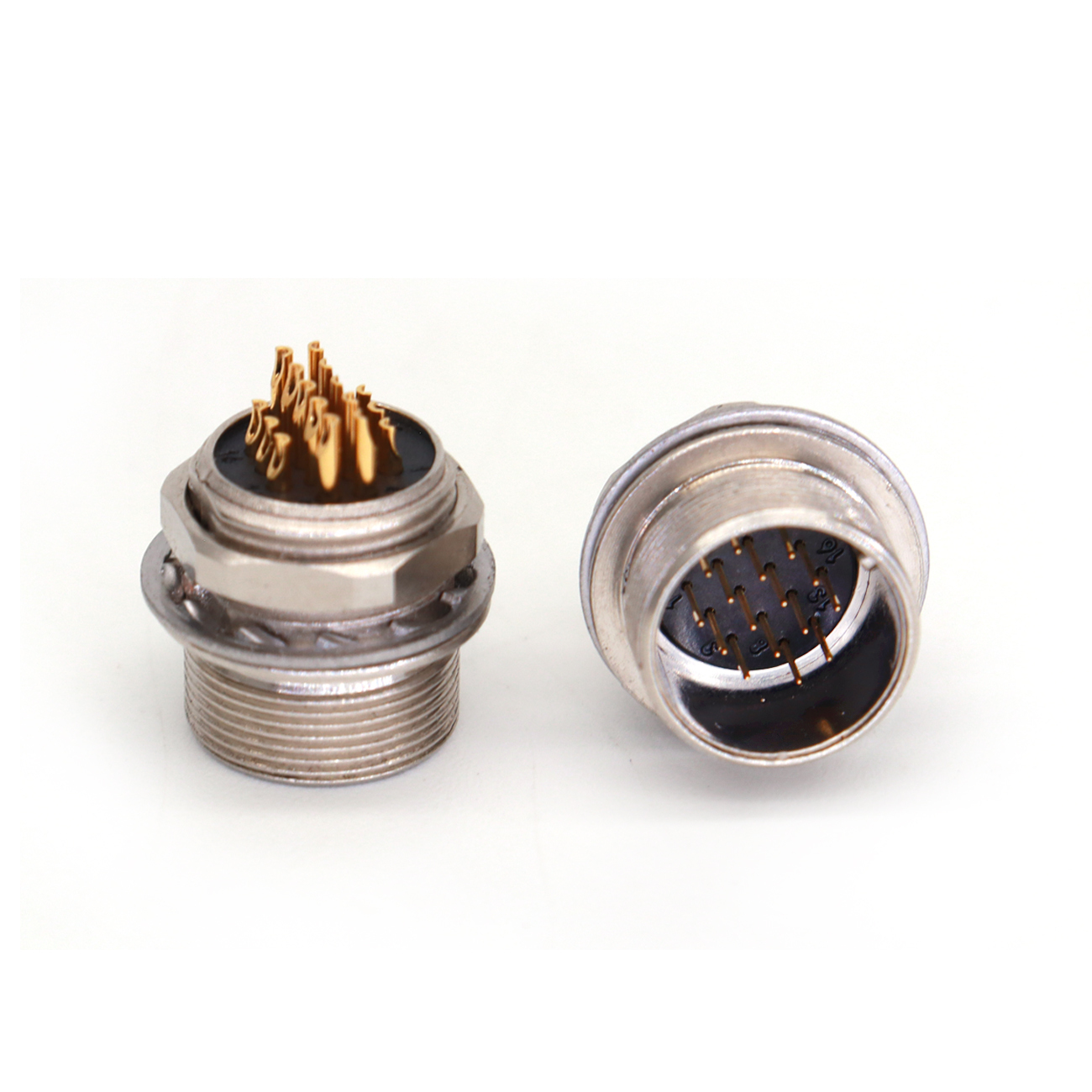 HR25-9TP 12/16/20Pin Plug Socket Power Cables, Industrial Camera Connector Male and Female, Female and Male