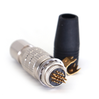 HR25-9TP 12/16/20Pin Plug Socket Power Cables, Industrial Camera Connector Male and Female, Female and Male