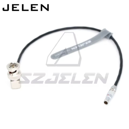 Timecode Input Adapter Cable 00B 4Pin to Elbow BNC for RED Epic/GEmini