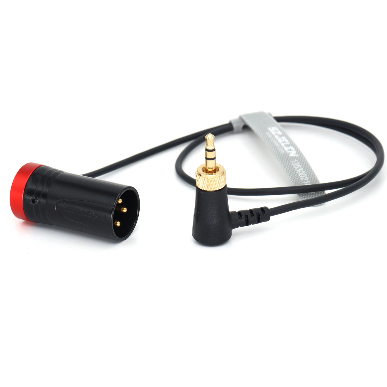 Audio Cable Locking 3.5mm to Low-Profile Short XLR 3Pin Male for Sennheiser, Sony D11