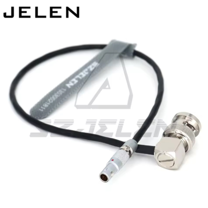 Timecode Input Adapter Cable 00B 4Pin to Elbow BNC for RED Epic/GEmini