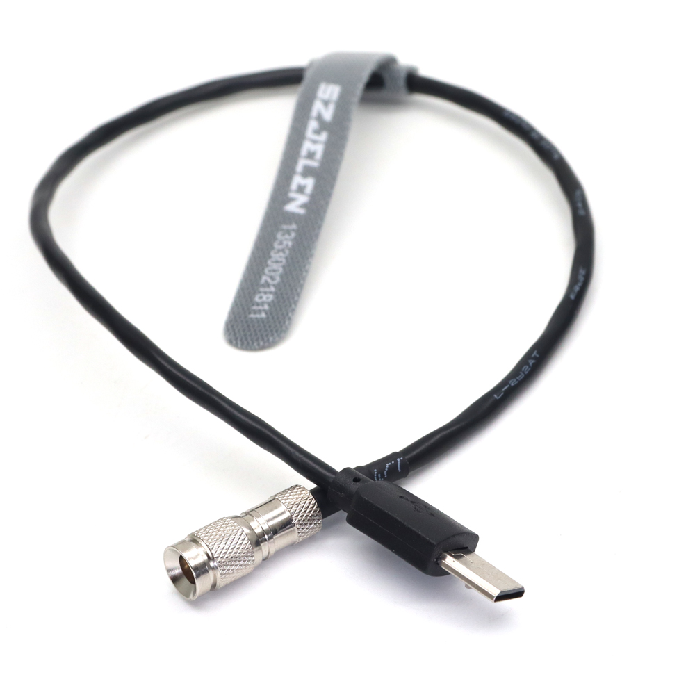 Timecode Cable 3.5mm/DIN 1.0/2.3/0B 5Pin/BNC to Micro-USB for Sony FX3 A7S3 A1 