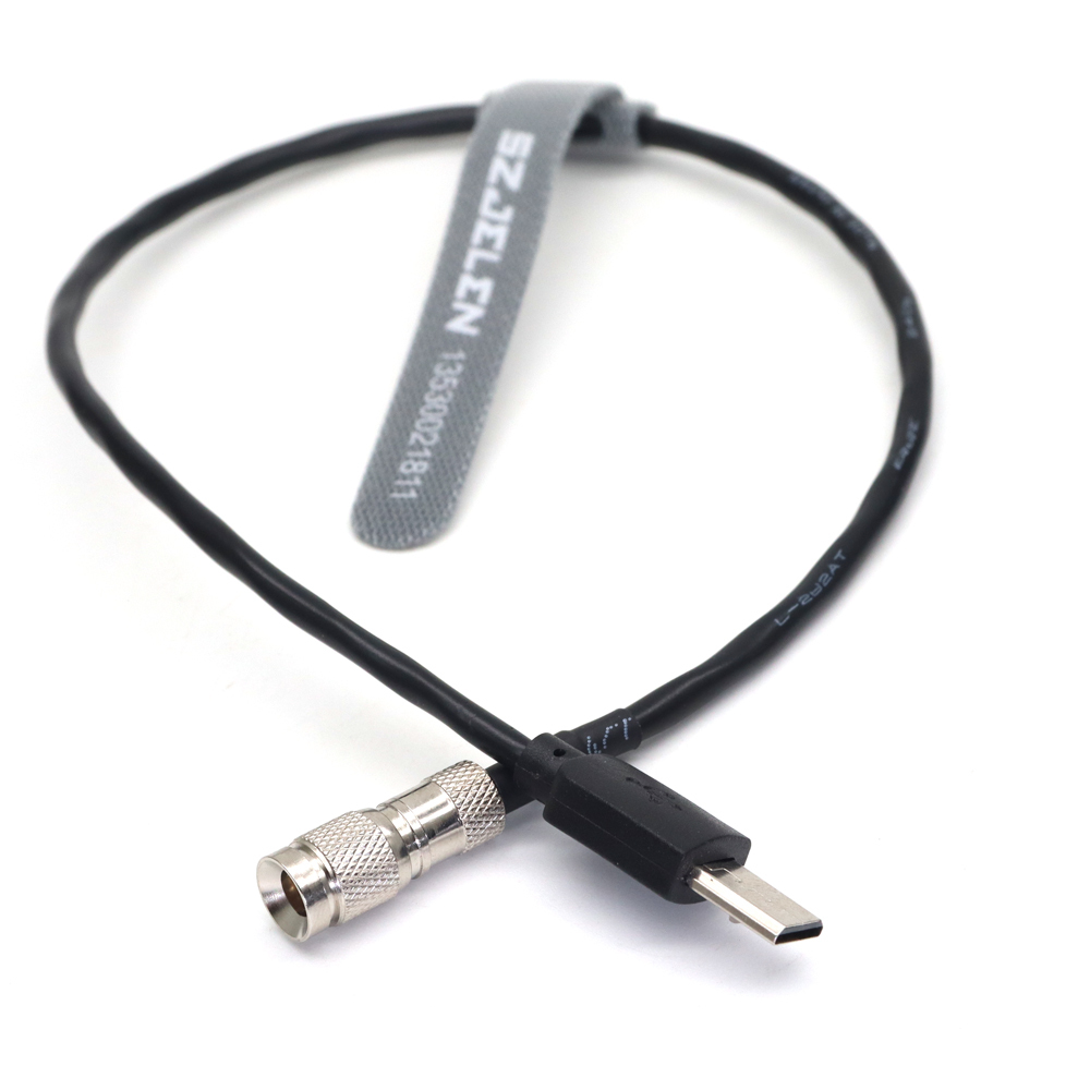 Timecode Cable 3.5mm/DIN 1.0/2.3/0B 5Pin/BNC to Micro-USB for Sony FX3 A7S3 A1 