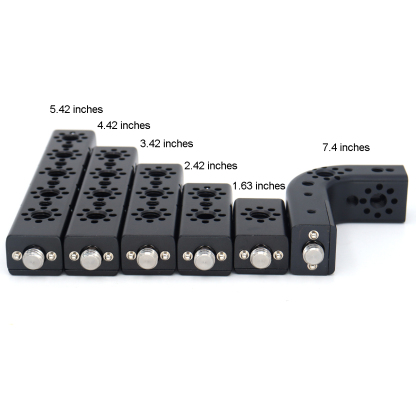 Camera Top Handle Extension Set with 3/8 Thread Fixed for Camera Universal ARRI Positioning Top Handle Fixture Handle Hollywood Handle