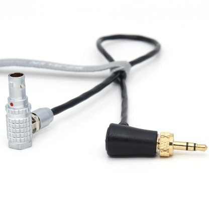 Timecode Cable Short 0B 5Pin Male to Locking 3.5mm TRS for ARRI ALEXA Mini LF