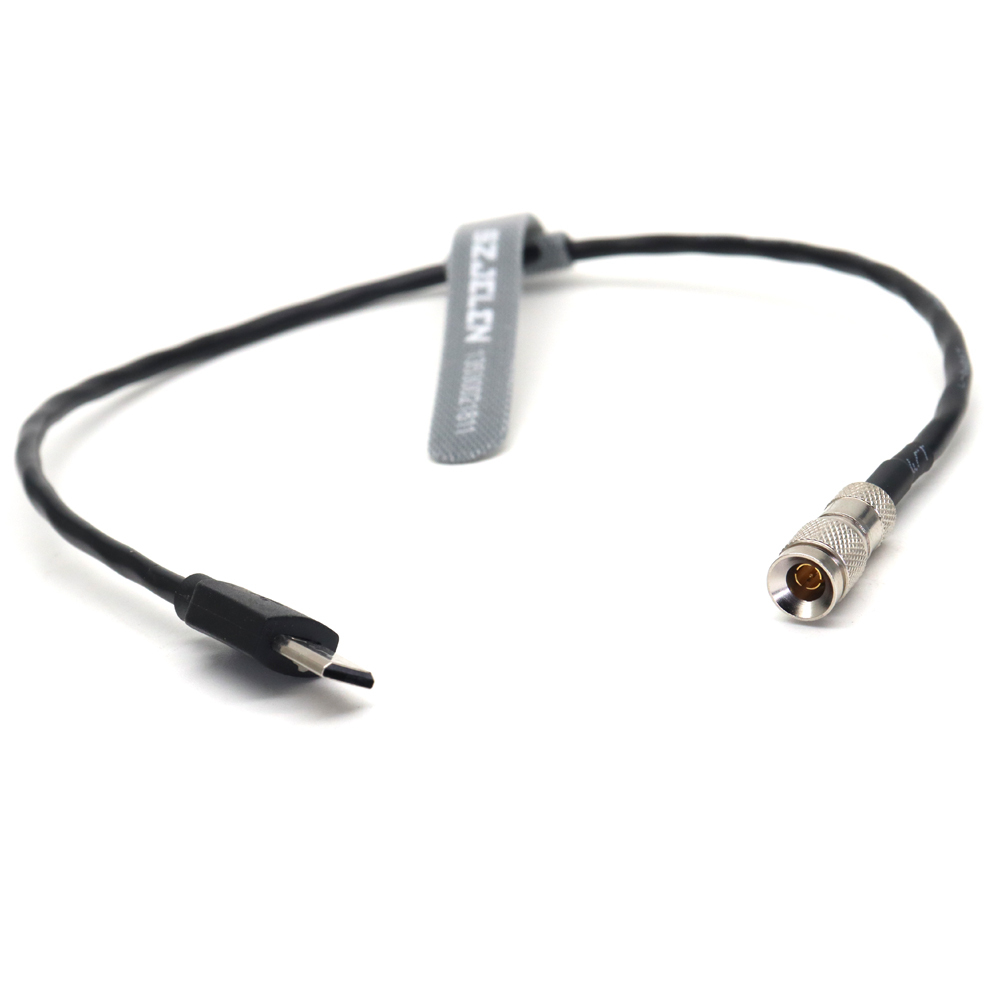 Timecode Cable 3.5mm/DIN 1.0/2.3/0B 5Pin/BNC to Micro-USB for Sony FX3 A7S3 A1 