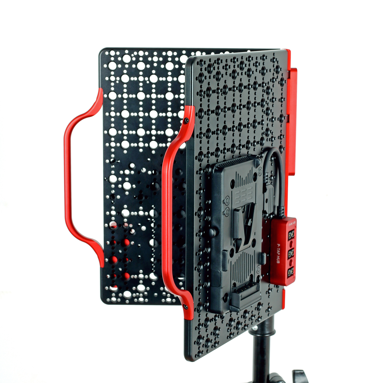 Multifunctional V-mount battery-powered board can hang pictures and transfer monitor support panel, magic leg supports flat notebook operation panel, dtap distributor