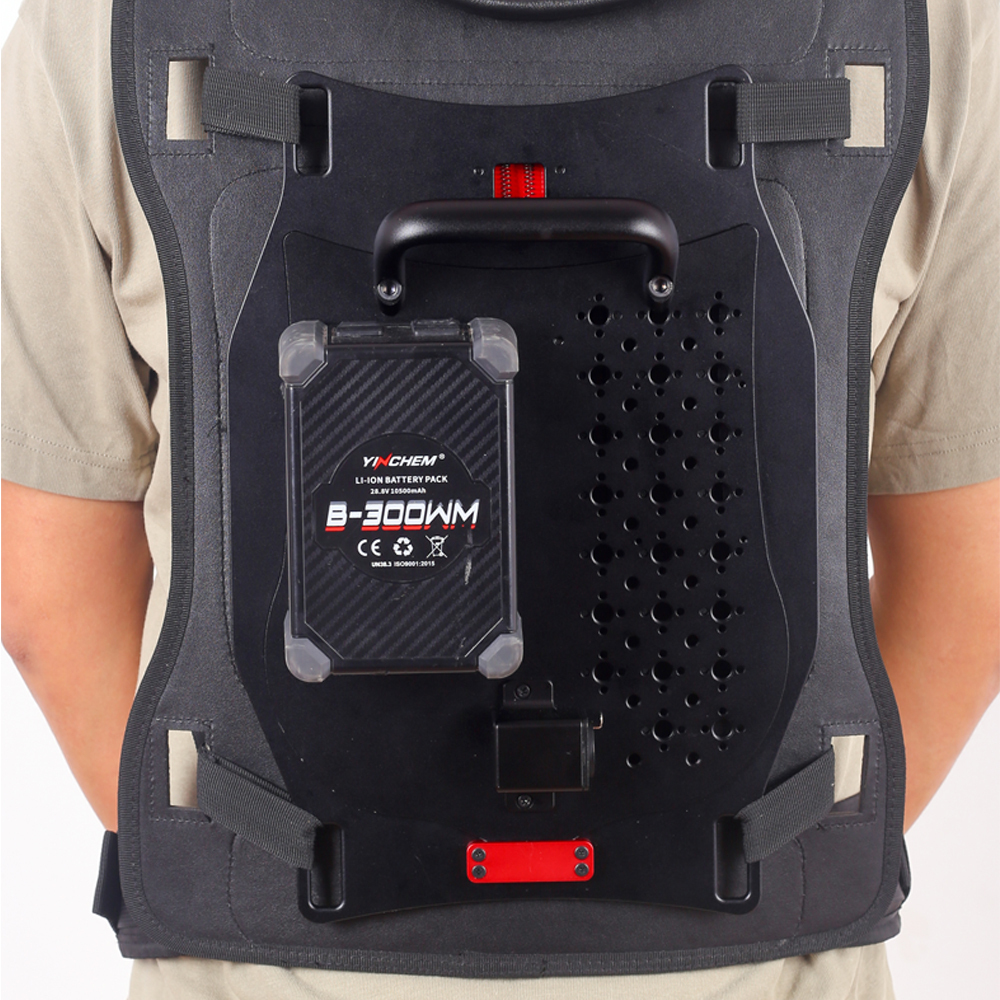 V-mount/B-mount battery Power Backpack XLR 3Pin Power Output Handle fixing plate for ARRI S35 mini miniLF camera is used separate