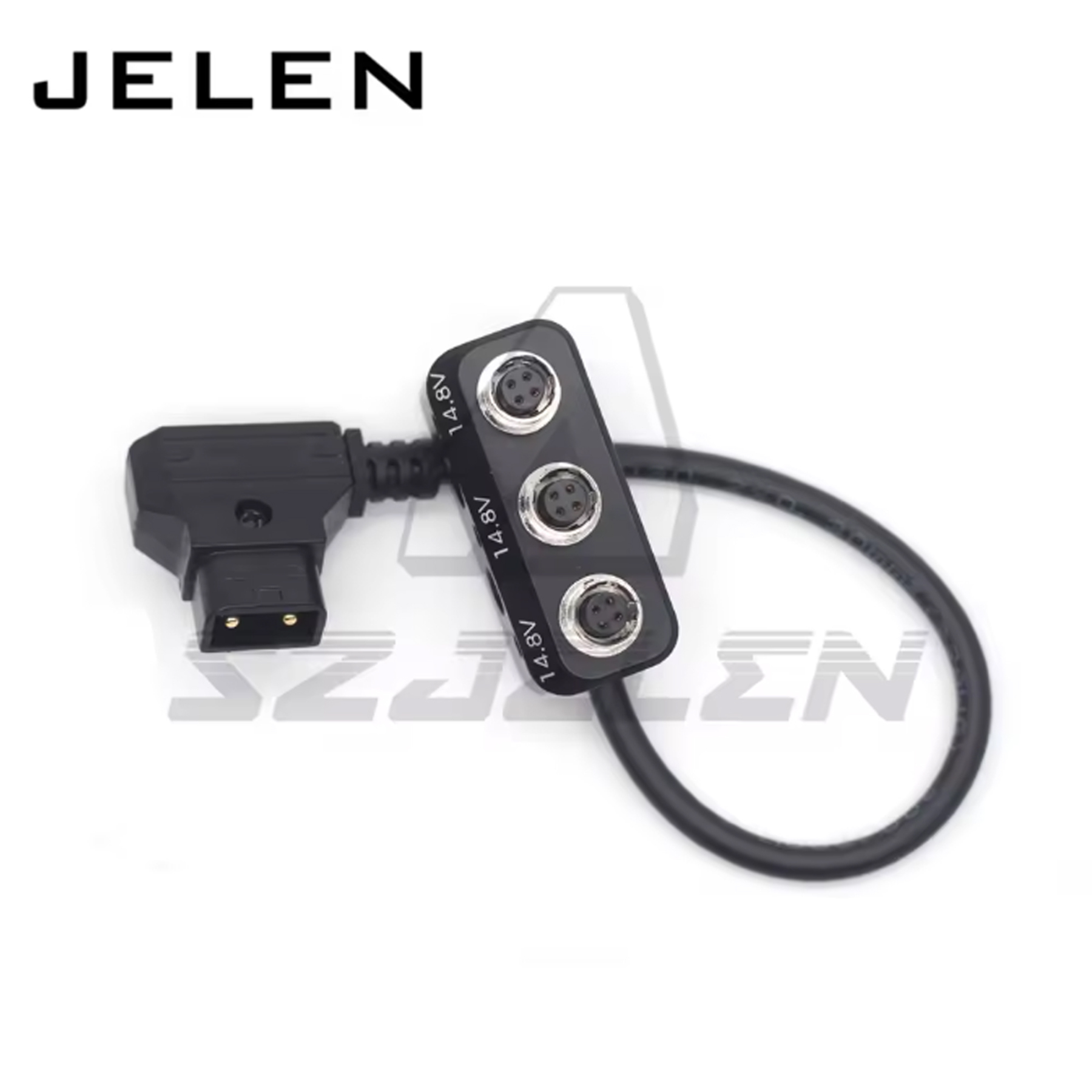 DTAP Male to Hirose 4Pin Female Hub Adapter Splitter for Camera Power Supply Distributor