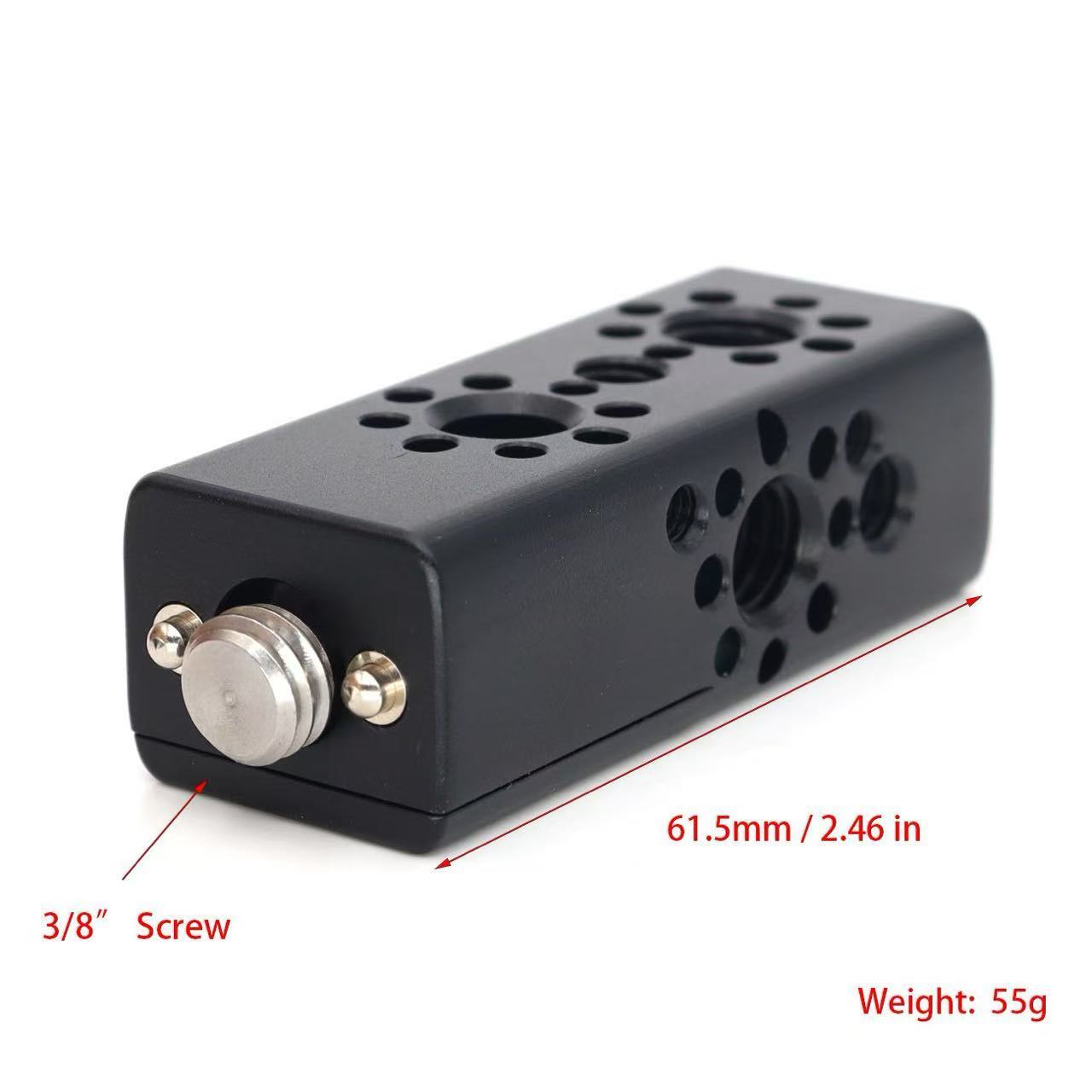 Camera Top Handle Extension Set with 3/8 Thread Fixed for Camera Universal ARRI Positioning Top Handle Fixture Handle Hollywood Handle