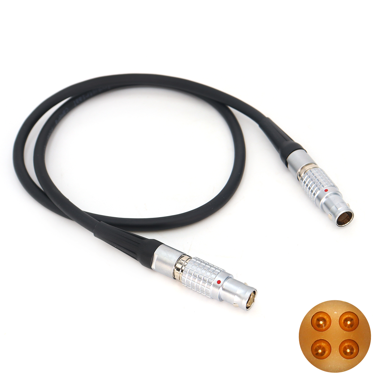 24V Power Cable 2B 7Pin/1B 4Pin to 4Pin Female for ARRI Trinity 2 supplies power to FUJIFILM GFX Eterna 55 Camera