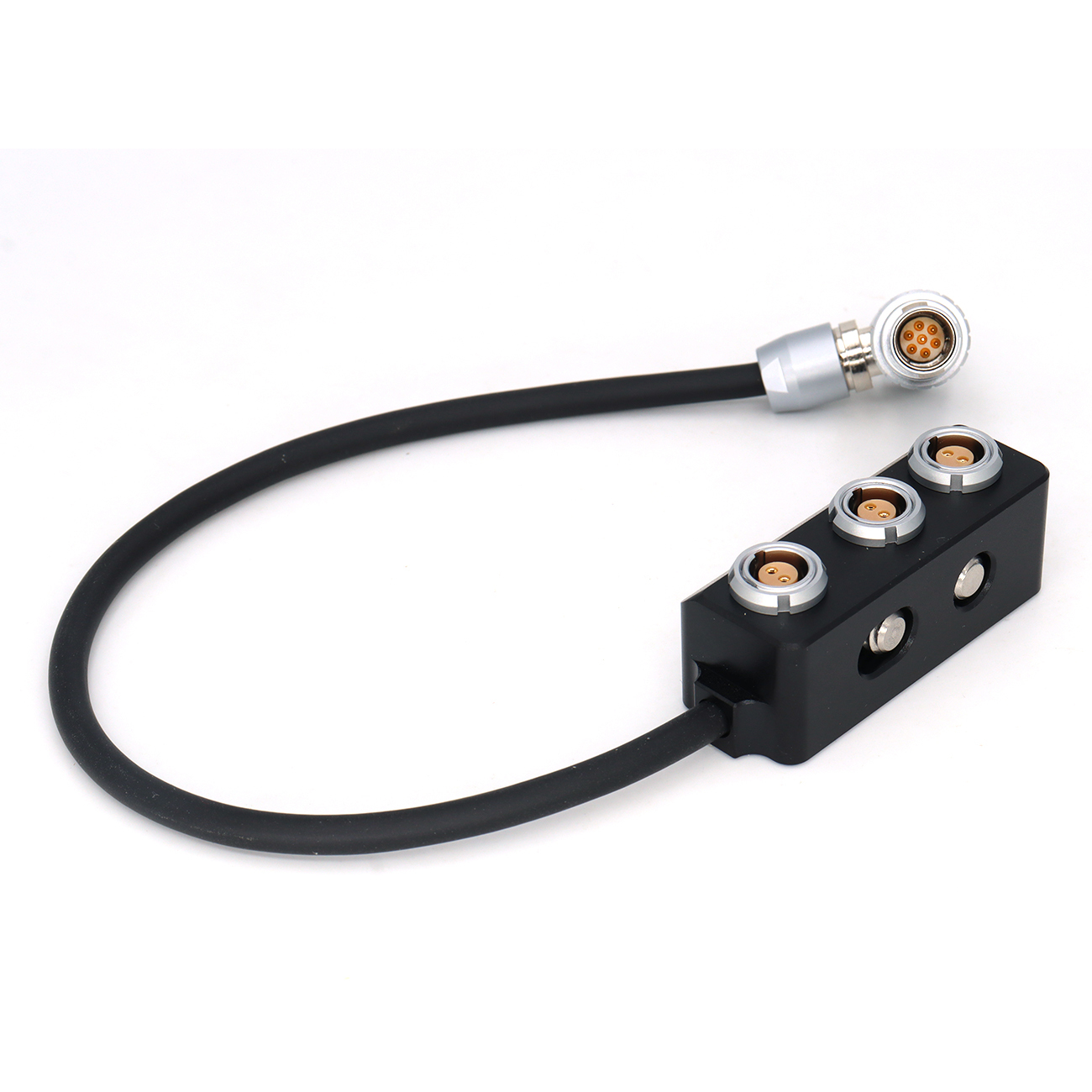 1B 7Pin Male to 3*0B 2pin Female Hub Adapter Splitter for ARRI, SONY, RED Camera