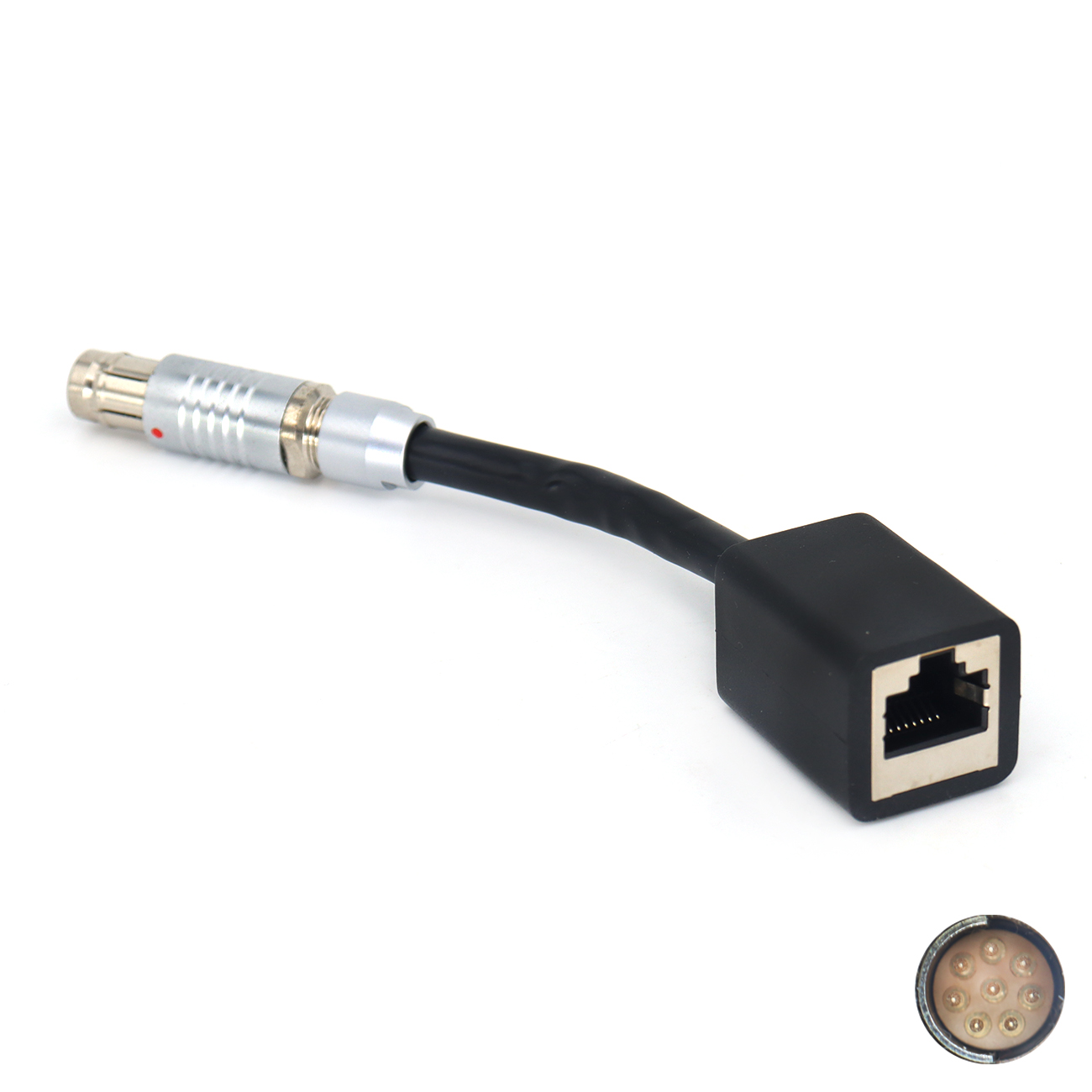 FI 8Pin to RJ45 Female Etheretto Signal Cable, Data Cable 