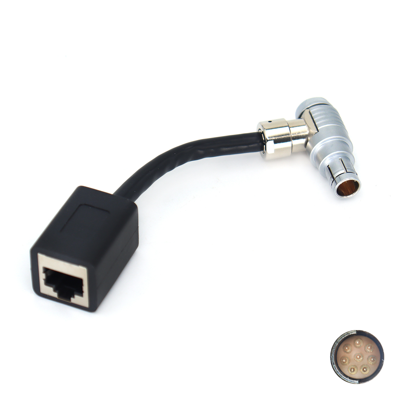 FI 8Pin to RJ45 Female Etheretto Signal Cable, Data Cable 