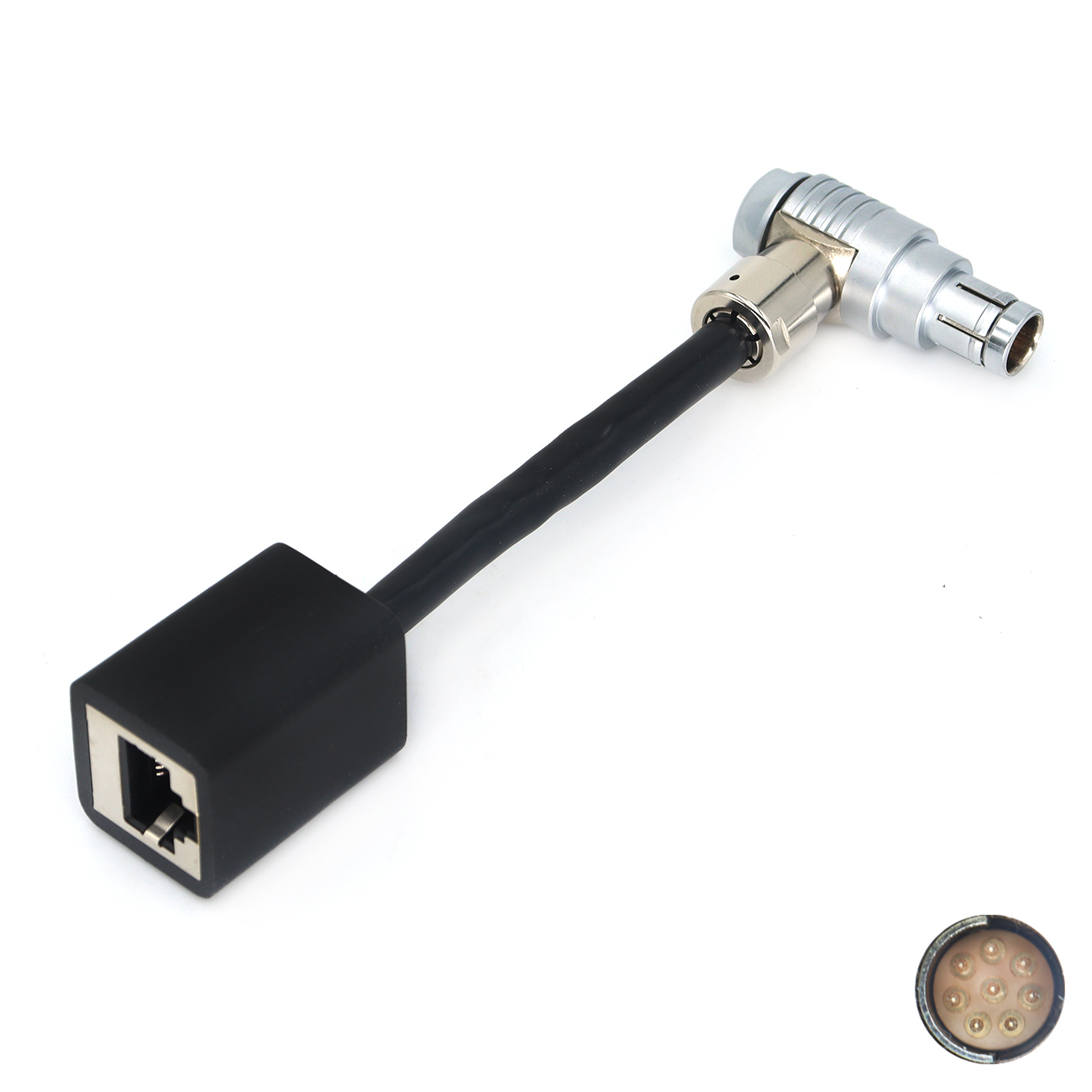 FI 8Pin to RJ45 Female Etheretto Signal Cable, Data Cable 