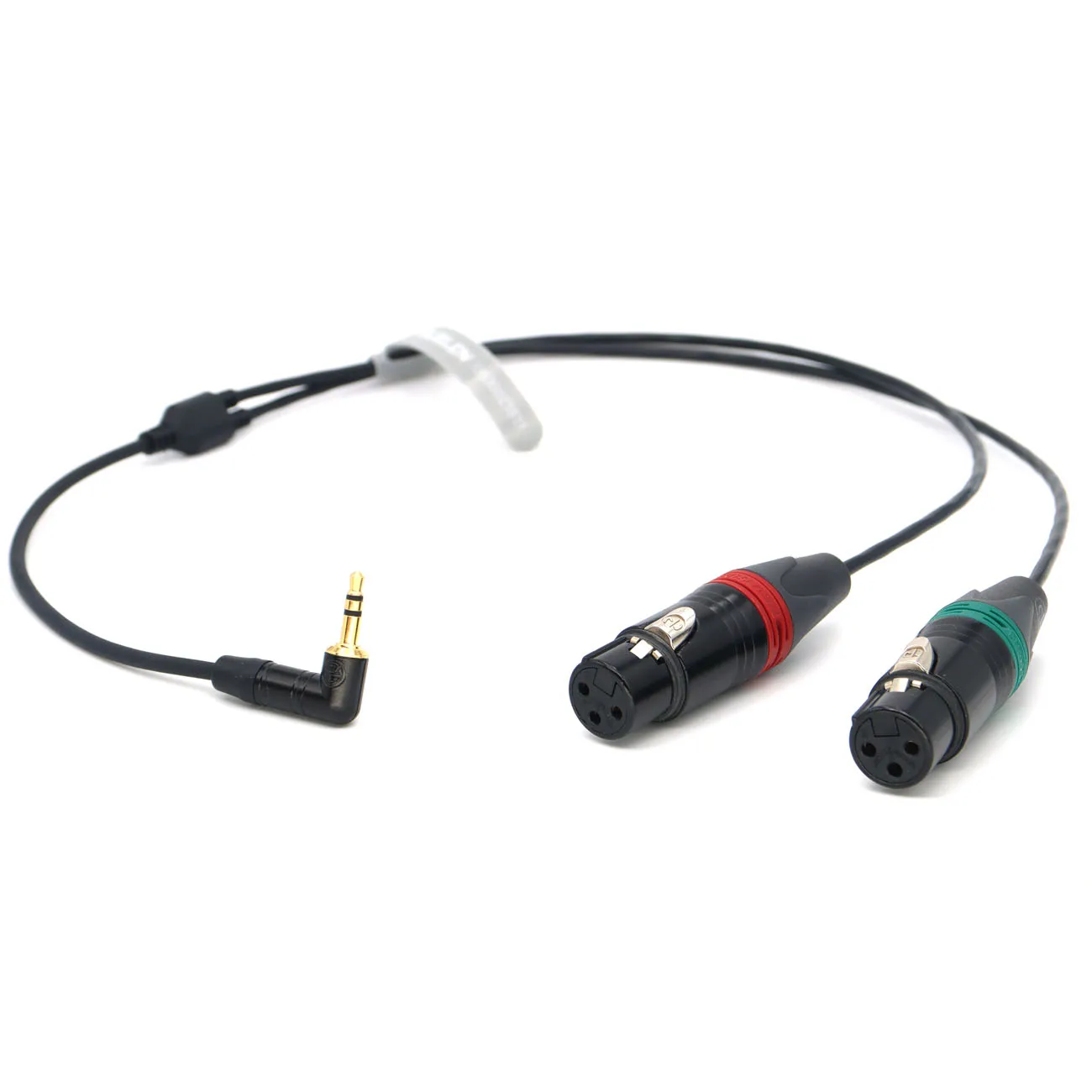 Audio Cable 3.5mm TRS to Double XLR 3Pin Female