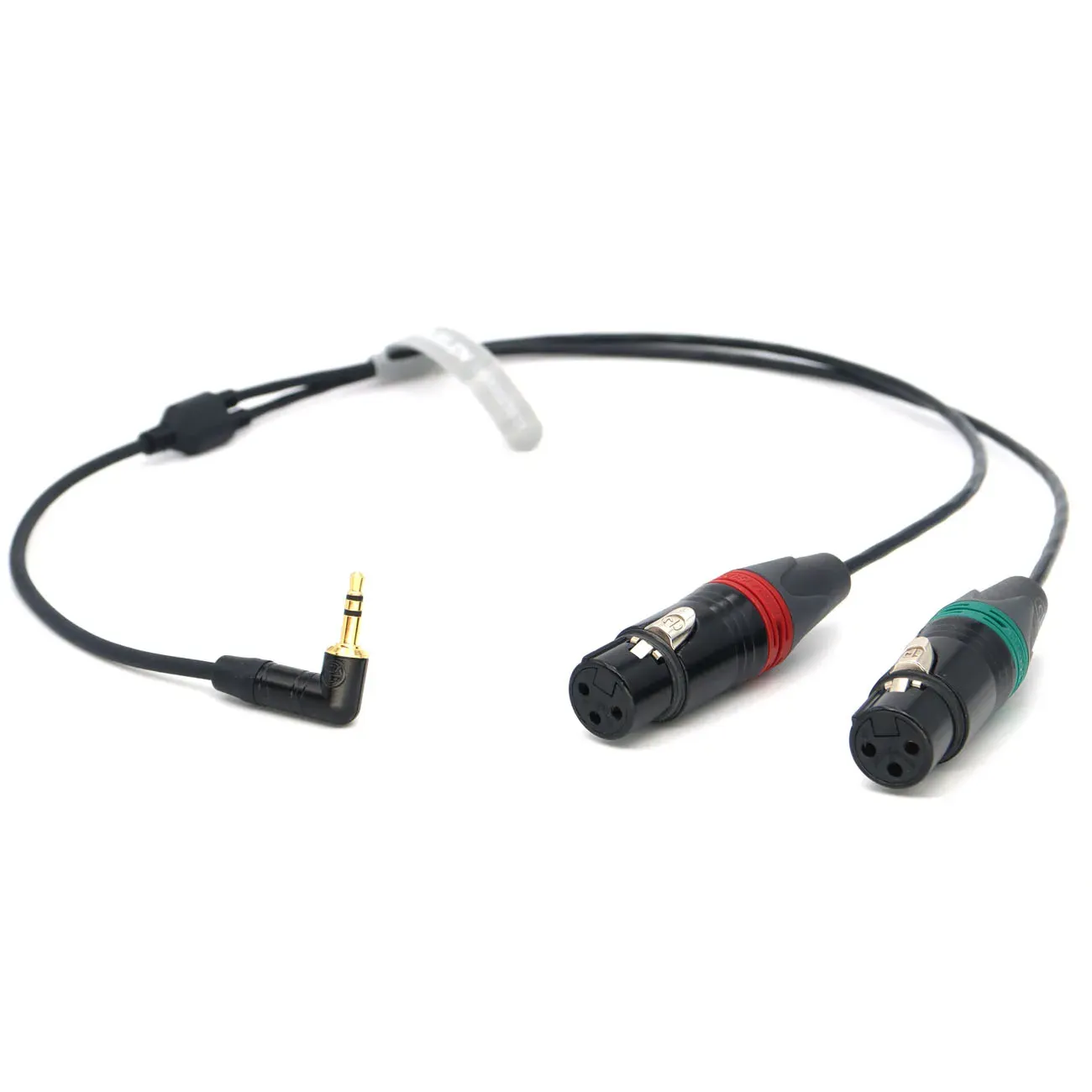 Audio Cable 3.5mm TRS to Double XLR 3Pin Female
