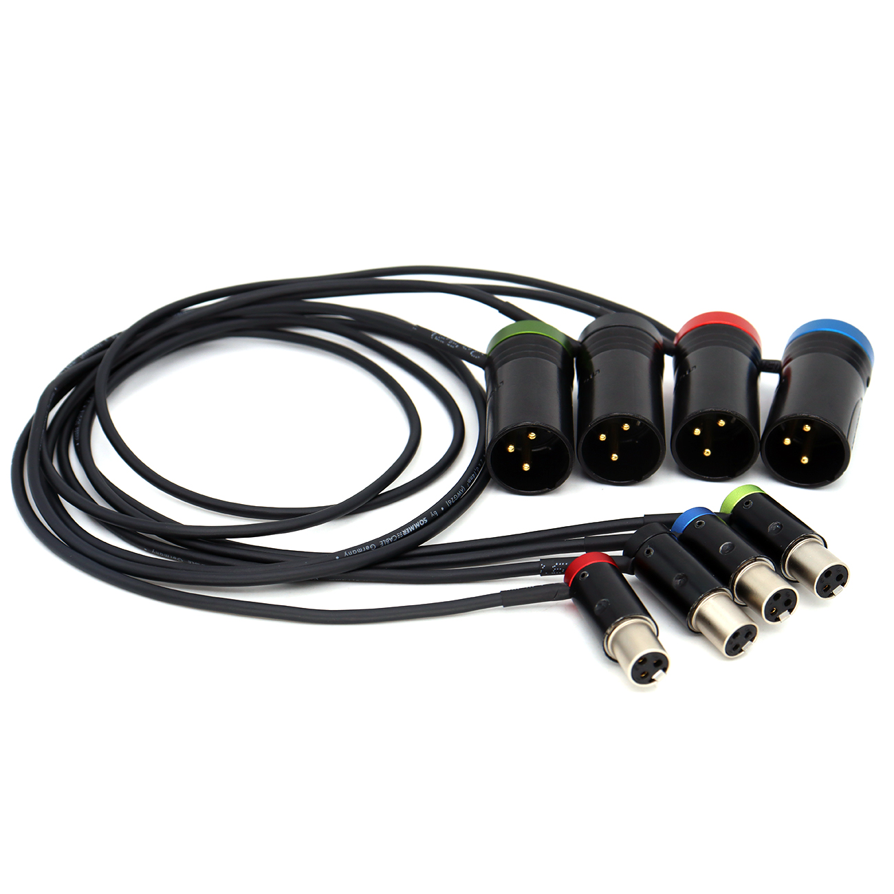 Audio Cable Short Mini XLR 3Pin Female to Short XLR 3Pin Male for Lectrosonics