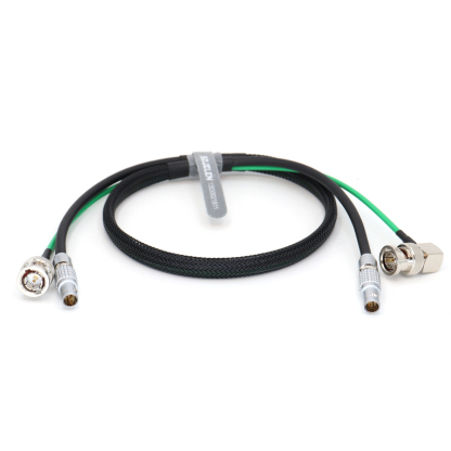 Power Cable 0B 2Pin to 2Pin Cable + 75ohm SDI for Teradek, Vaxis transmission, Samhd Ultra7