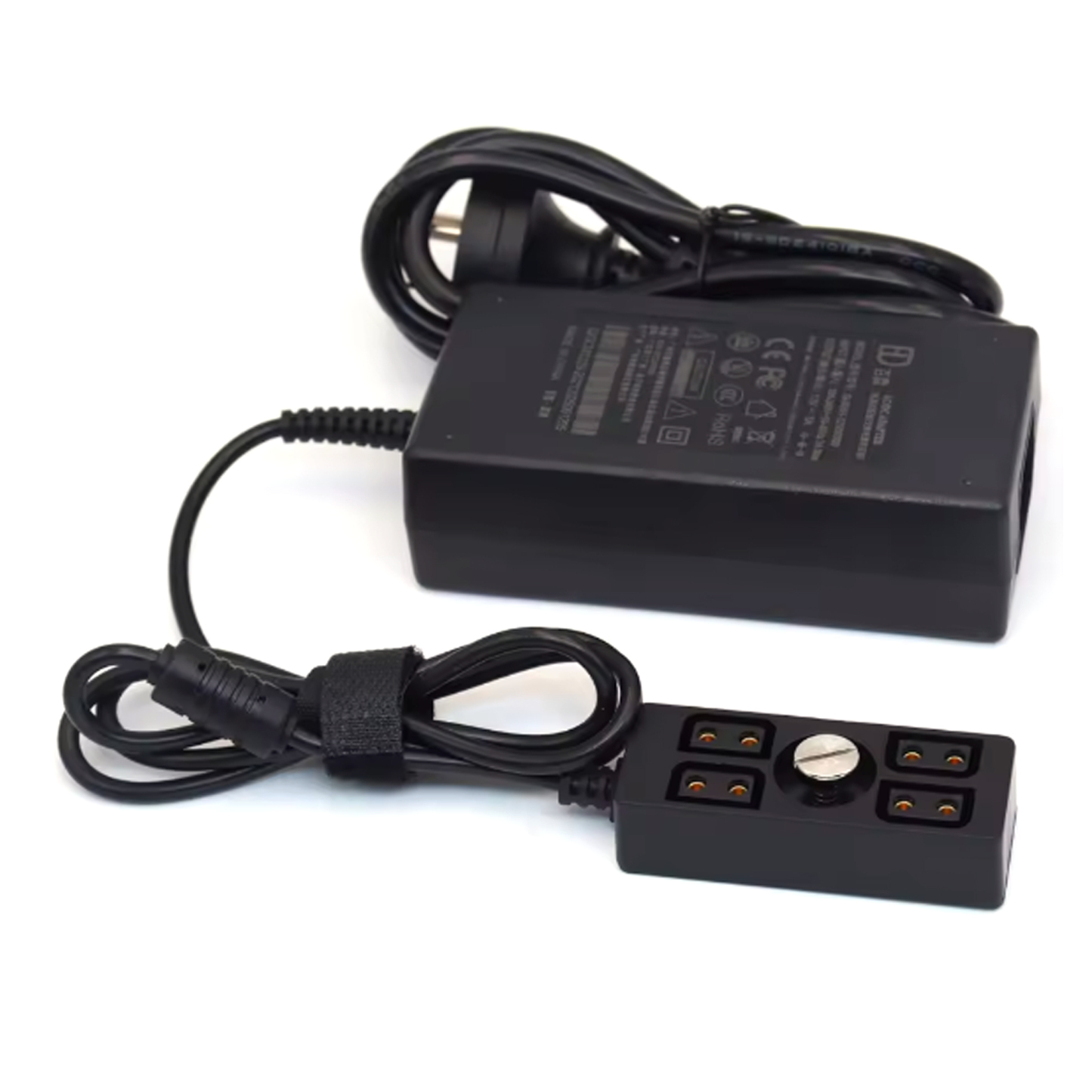 12V 5A Power Adapter to 4 Female D-Tap Hub Adapter Splitter Cable for Photography Power Accessories