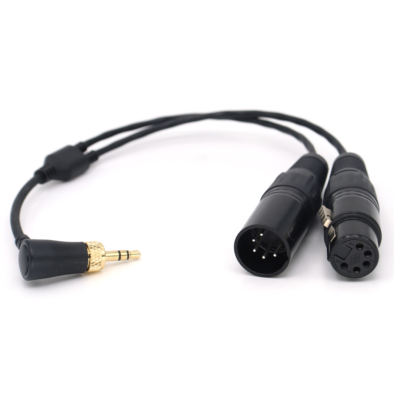3.5mm Locking to XLR 5Pin Male and Female DMX Connection Cable