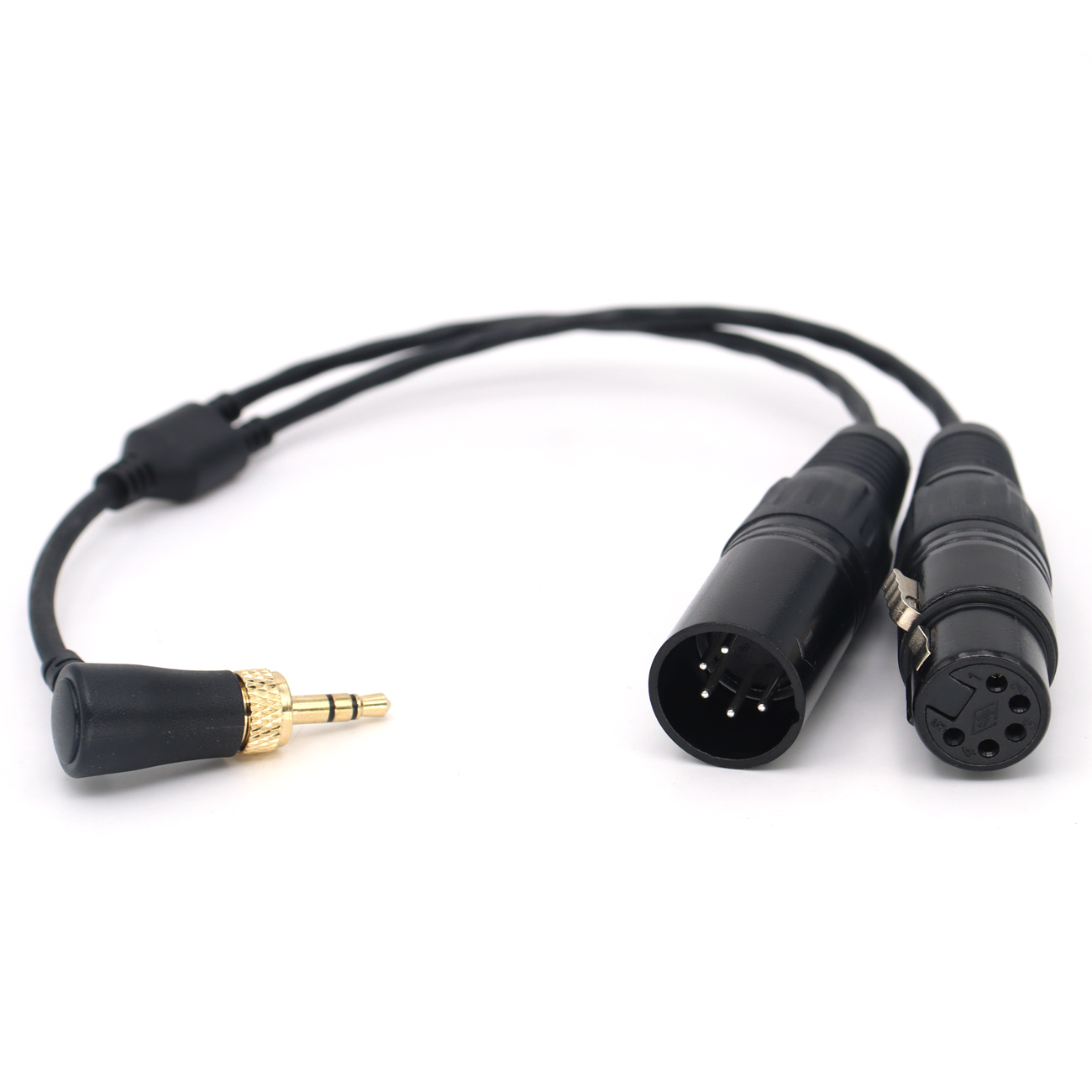 3.5mm Locking to XLR 5Pin Male and Female DMX Connection Cable