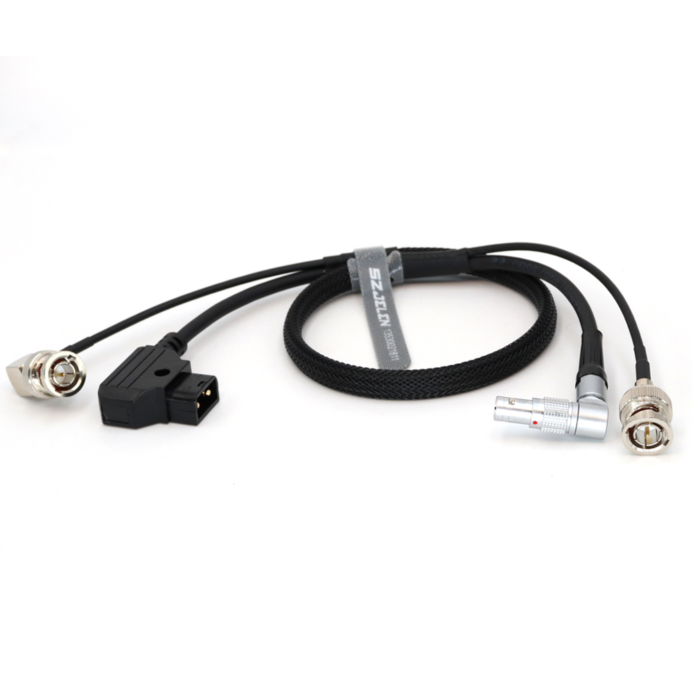 D-tap to 0B 4Pin Cable for ZACUTO Kameleon Chameleon EVF Electronic viewfinder camera monitor OLED power cable sdi video cable