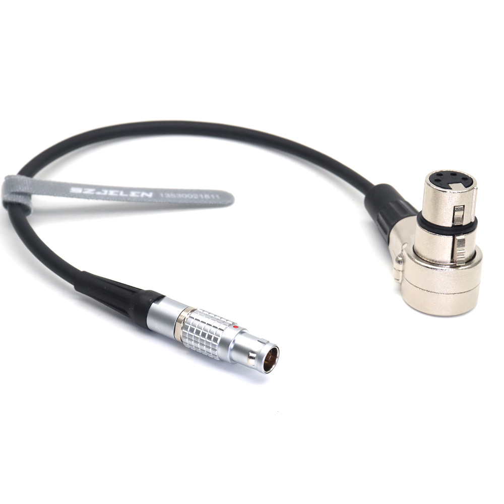 Power Cable 0B 2Pin Male 12V Power to XLR 4Pin Female for Monitor Power Cord