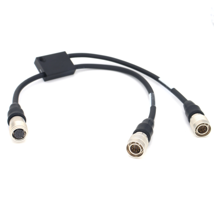 Hirose 20Pin to 12Pin for Canon Cinema CN-E 18-80 Servo Lens to ZSG-C10 FPD-400D ZSD-300D Zoom Focus Controller
