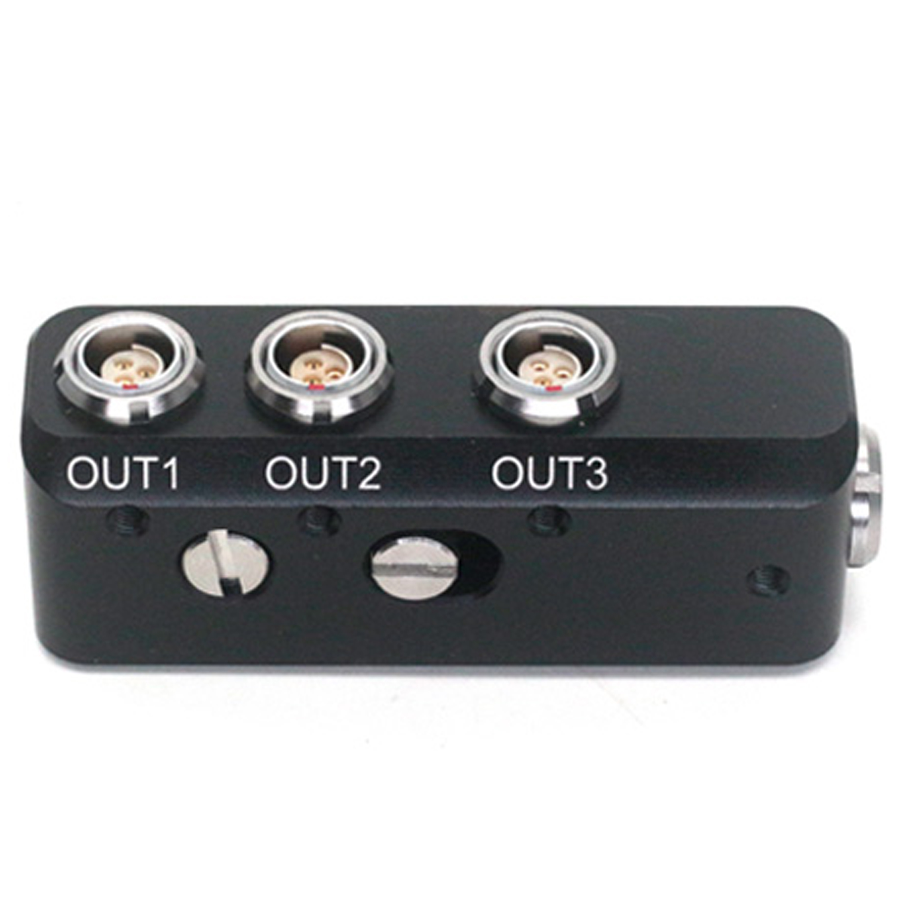 RS 3Pin Female to 3x RS 3Pin Female Power Three Way Splitter For Sony Venice Rs 3pin 24V Distributor With 1/4 Screw