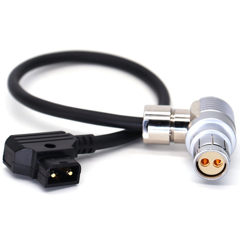 Power Cable D-tap to Elbow Fischer 105 2Pin Female for ARRI Alexa LF XT SXT SR3 435 535 235