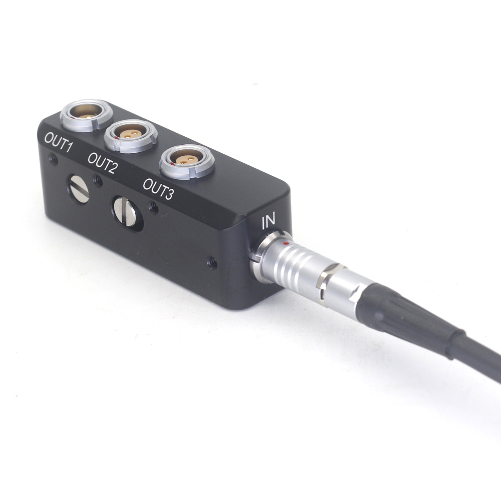 RS 3Pin Female to 2x 0B 2Pin + RS 3Pin Female for Sony Venice RS 3Pin 24V Distributor