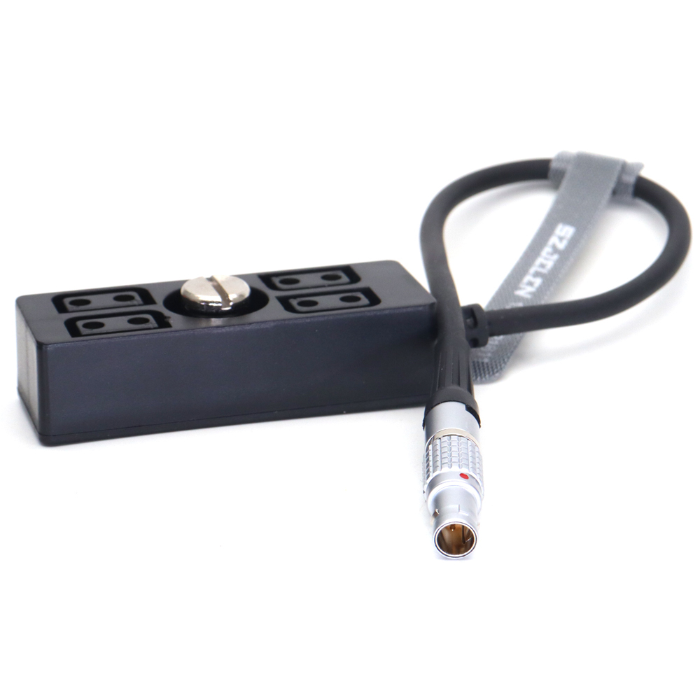 ARRI RED Camera 0B 2Pin 12V power out to DTAP Splitter with 1/4 Screw
