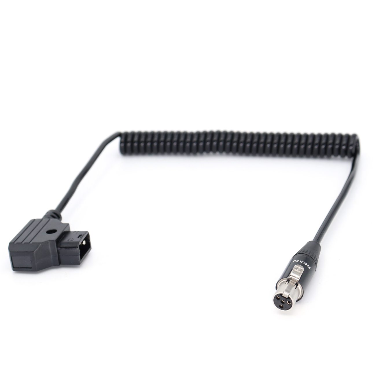 Power Cable D-TAP to TA4F Mini XLR 4Pin Female for Tvlogic 058/056/055 Monitor