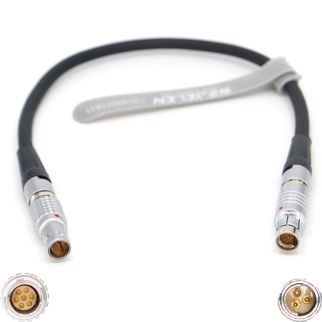 Power Cable D-tap/0B 2Pin/RS 3Pin to 0B 7Pin Male Cable for DJI Focus Pro LiDAR to Transmission Cable Hub