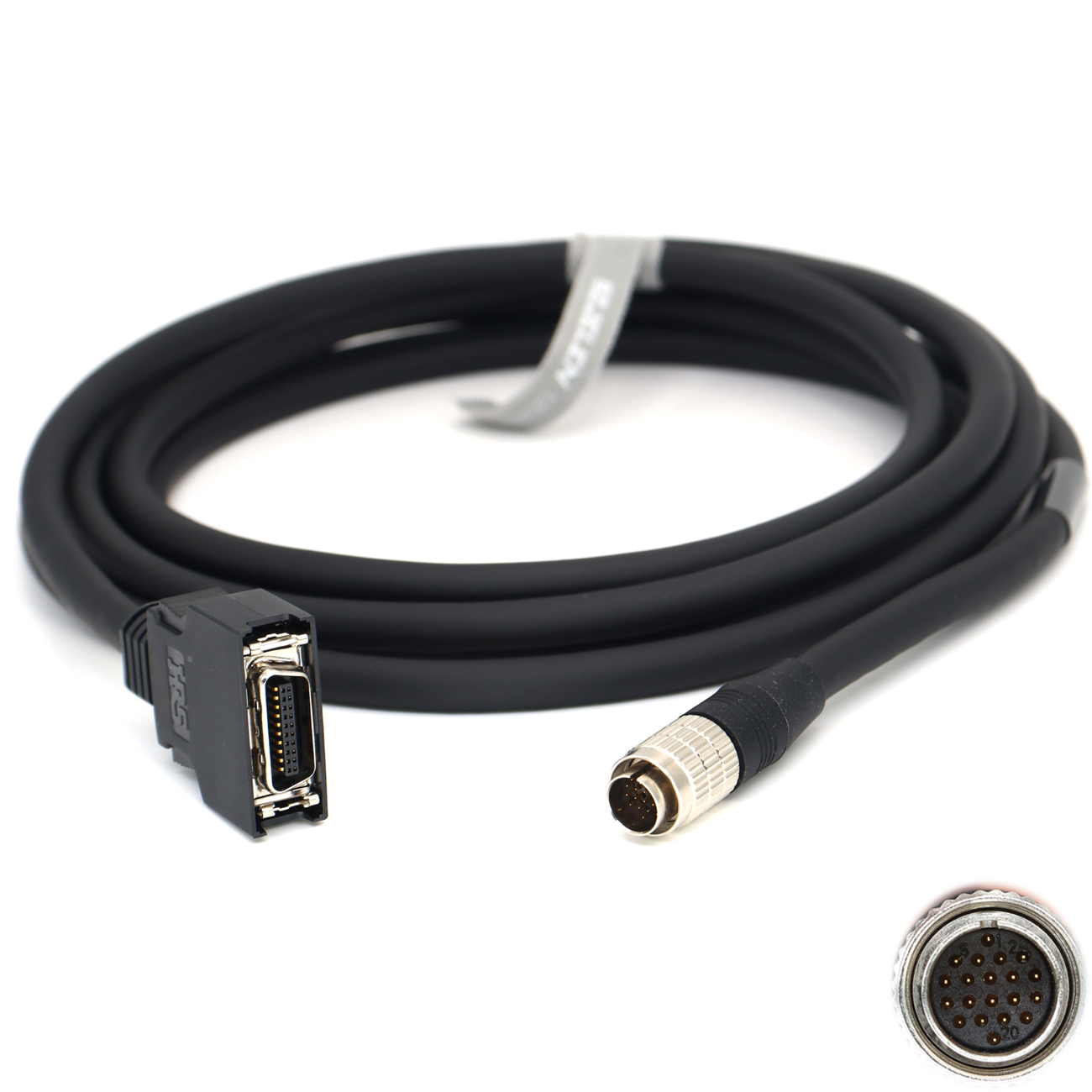 KEYENCE CB-B3 ,CA-CH3R, CA-CH3 Vision System Industrial Camera Cable for HRS DX30M-20-CV to HR25-9TP-20P 20pin plug