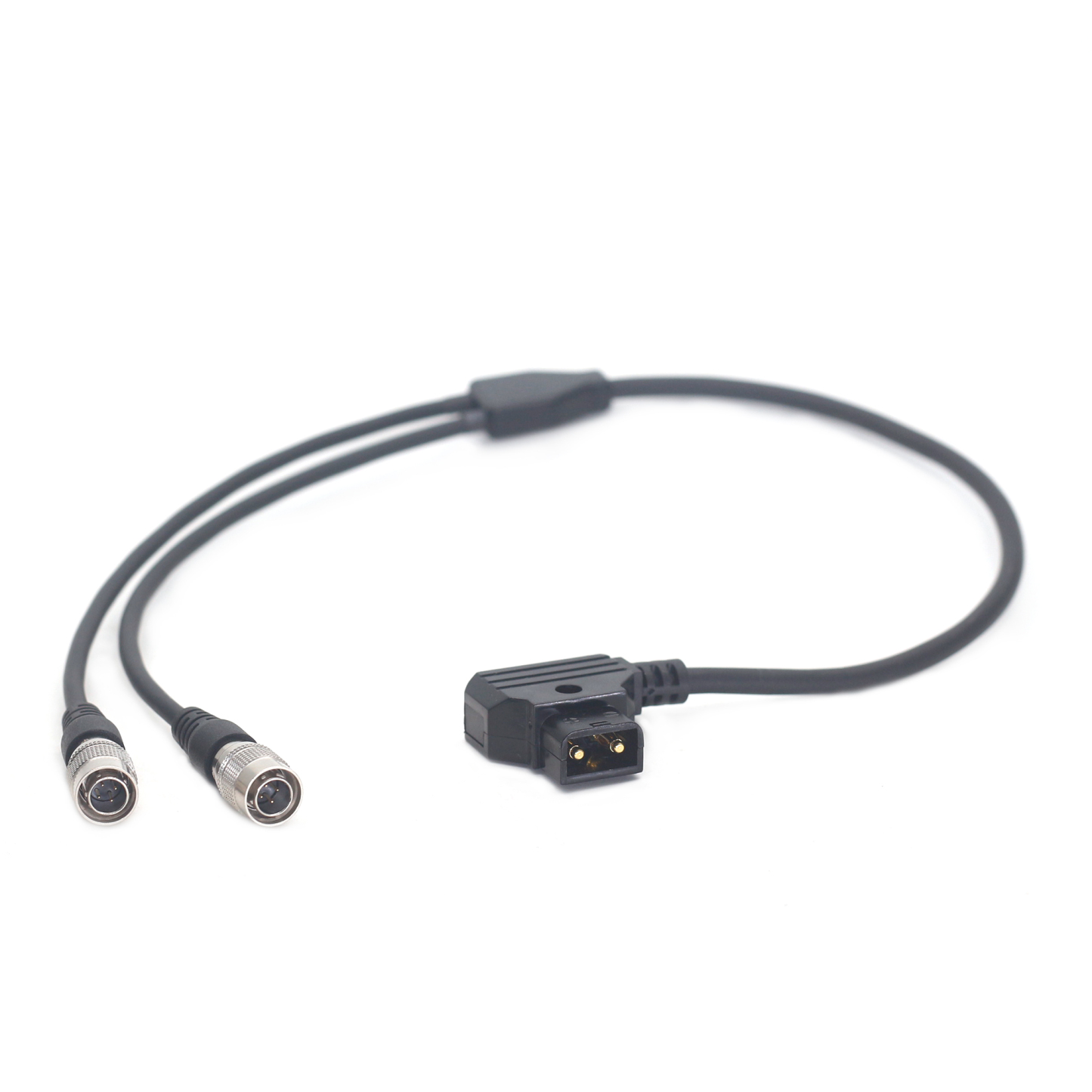 Power Cable D-tap to Dual Hirose 4Pin Male for ZAXCOM, Sound Devices 688/633, Zoom F8