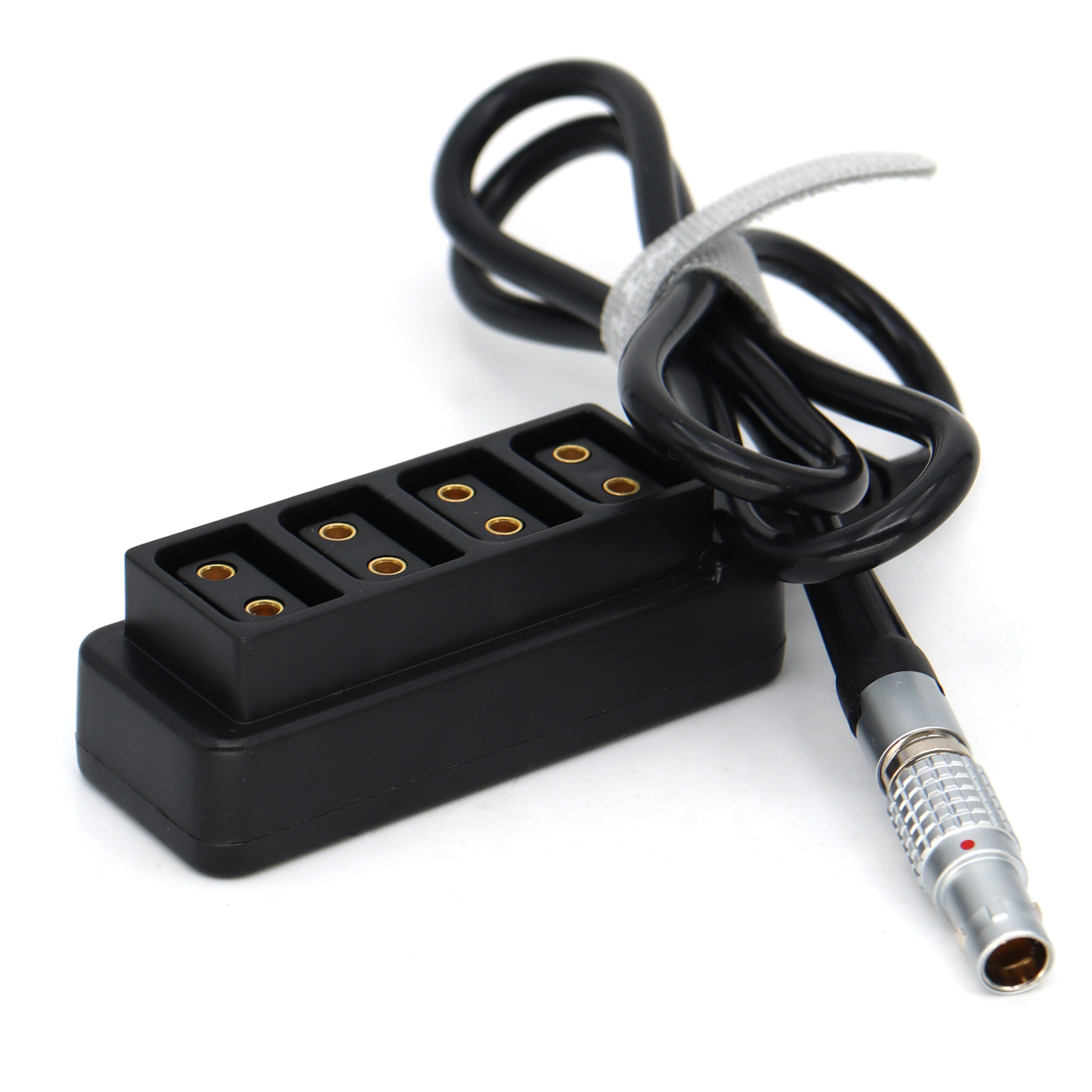 0B 2pin 12V Power Out to 4 D-tap Four-way Splitter for ARRI RED Camera