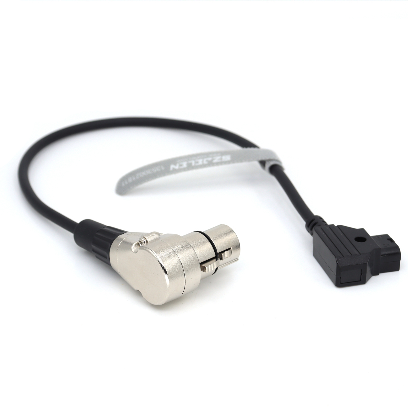 Power Coiled Cable Dtap to XLR 4Pin Female for ROLAND EDIROL R88, Tvlogic