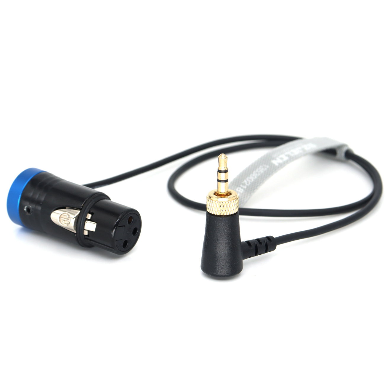 Audio Cable Locking 3.5mm TRS Right-Angle to Short XLR 3Pin Female for Sennheiser SK 500 G4 Sony UWP D11 D21