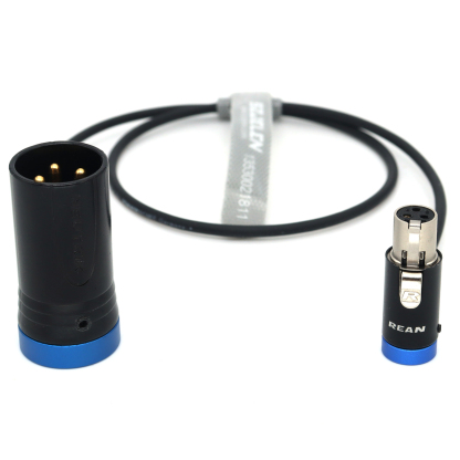 Audio Cable Low-Profile TA3F to XLR 3Pin Male for Lectrosonics LR/SRC Receivers to Sound Devices