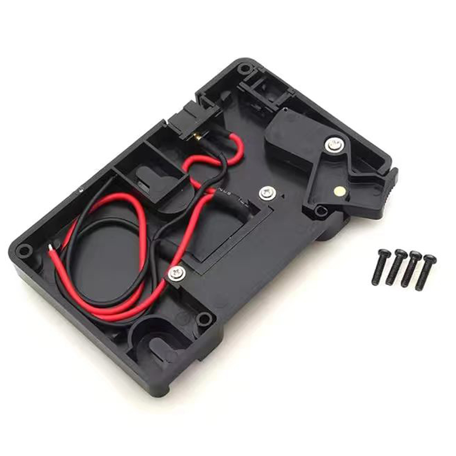 Gold Mount Battery Plate Bracket Power Supply D-tap Output Compatible for Anton Bauer Panasonic Battery