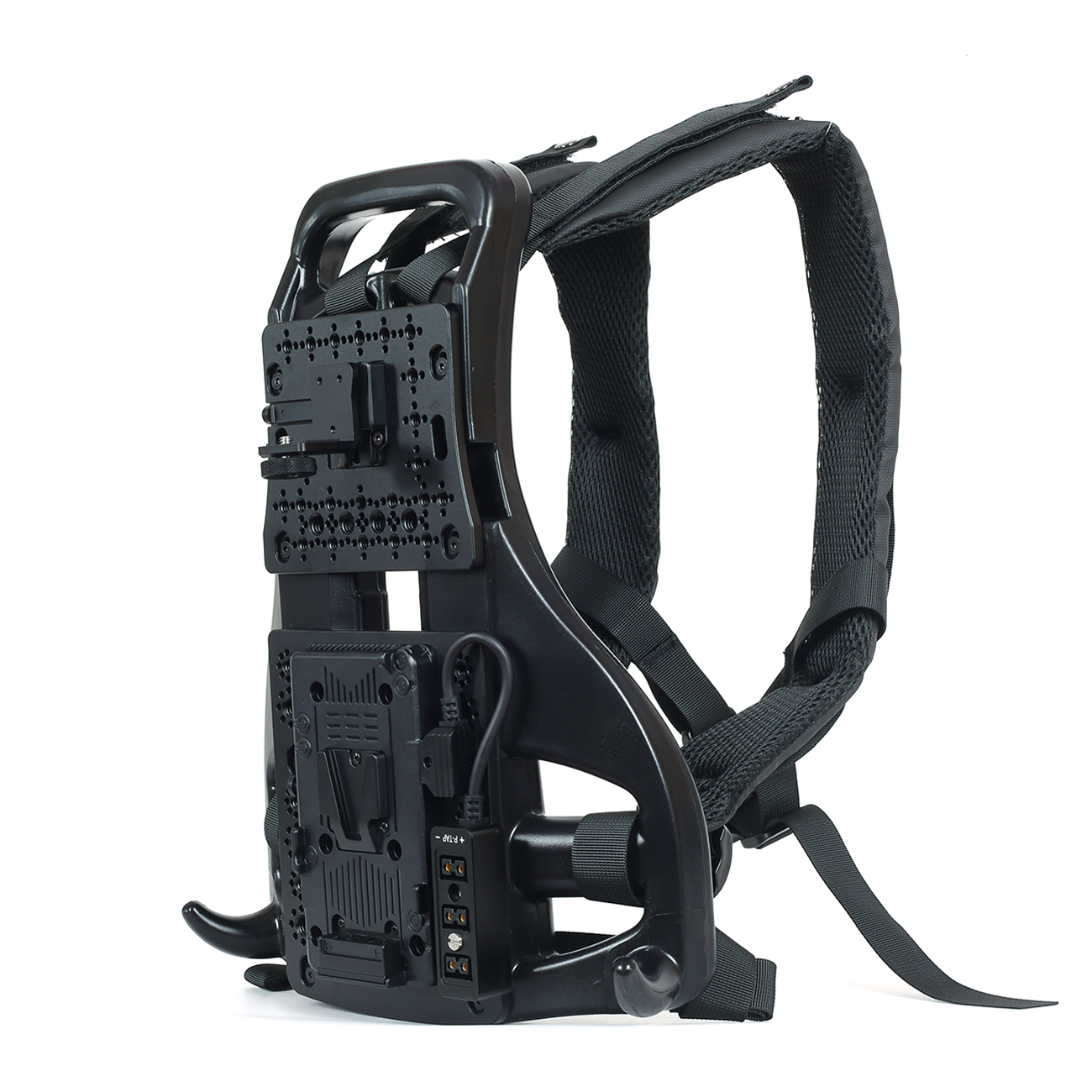 Video Outdoor Live Streaming Broadcast Backpack Plate Vest For V-Mount/Gold-Mount Battery